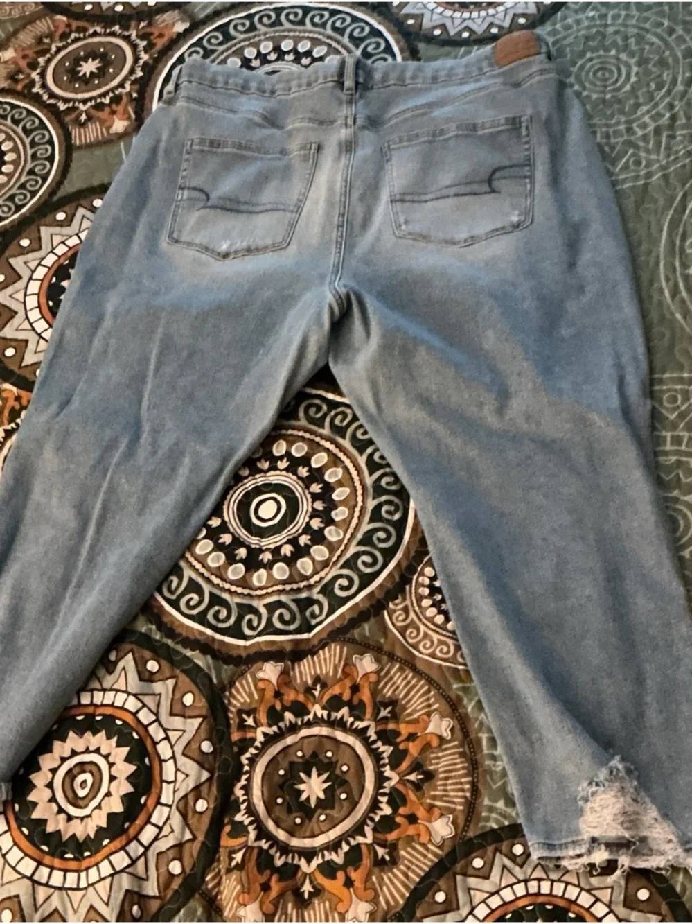 American Eagle Outfitters Light Blue Denim Jeans - Picture 3 of 4